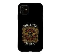 Carcasa para iPhone 11 Beekeeper Smell The Honey Vintage Bee Apiary Graphic