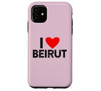 Carcasa para iPhone 11 Beirut Lebano T-Shirt - I Love You Beirut Lebanon Shirt