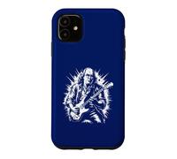Carcasa para iPhone 11 Benjamin Franklin Toca la Guitarra