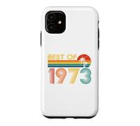 Carcasa para iPhone 11 Best of 1973 Retro Men Women Birthday Year Old 1973 Vintage