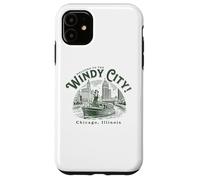 Carcasa para iPhone 11 Bienvenido a Windy City Chicago Illinois