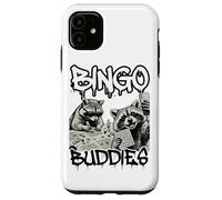 Carcasa para iPhone 11 Bingo Buddies Raccoon Funny Matching Bingo Partner