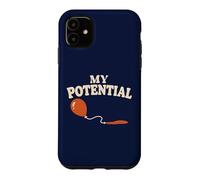 Carcasa para iPhone 11 Biología Ciencia Humor Mi potencial Broma reproductiva
