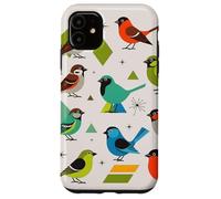 Carcasa para iPhone 11 Bird Art Mid Century Midcentury Retro Atomic Age Space