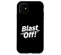 Carcasa para iPhone 11 Blast Off! Rocket Ship Space Launch Design