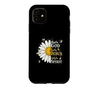 Carcasa para iPhone 11 Blessed by God Loved by Jesus Led by Spirit Faith