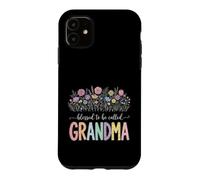 Carcasa para iPhone 11 Blessed To Be Called Grandma Diseño Floral