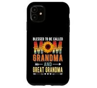 Carcasa para iPhone 11 Blessed To Be Called Mom Grandma Great Grandma Mother's Day