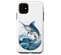 Carcasa para iPhone 11 Blue Marlin Ocean Graphic Fishing