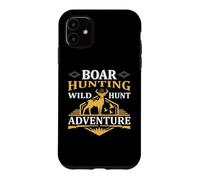 Carcasa para iPhone 11 Boar Hunting Wild Hunt Adventure Hunter Life Nature Lover