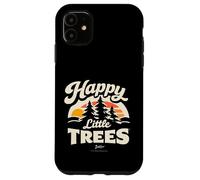Carcasa para iPhone 11 Bob Ross Happy Little Trees