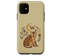 Carcasa para iPhone 11 Boho Celestial Baboon Moon Floral