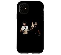 Carcasa para iPhone 11 Bon Scott & Angus Young ACDC Bebiendo por Dick Barnatt