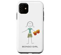 Carcasa para iPhone 11 Bongo Divertido para Mujer, Regalos para Chicas músicas