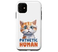 Carcasa para iPhone 11 Bonito gráfico Humano patético de Gato