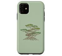 Carcasa para iPhone 11 Bonsai - Árbol de meditación japonés para jardín Zen japonés, Verde y marrón