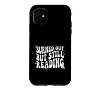 Carcasa para iPhone 11 Bookish Burned out But Still Reading Retro Book Club