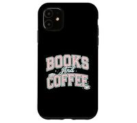 Carcasa para iPhone 11 Books and Coffee Cozy Reader Typography Pastel Design