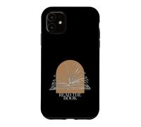 Carcasa para iPhone 11 Bookworm Read The Book Boho Arch Line Art Illustration