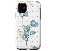 Carcasa para iPhone 11 Botanical Blue Flower For Winter Women Floral Wildflower