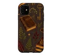 Carcasa para iPhone 11 Botánicos de la Biblioteca de Medianoche