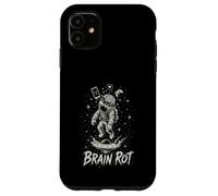 Carcasa para iPhone 11 Brain Rot Astronaut Graphic Surrealista Space Gamer Meme Gift