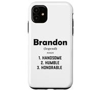 Carcasa para iPhone 11 Brandon Definición Guapo Humilde Honorable Disfraz Brandon