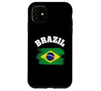 Carcasa para iPhone 11 Brazil National Flag Country Pride Roots Vintage Gift