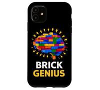 Carcasa para iPhone 11 Brick Genius Master Builder bloquea la construcción de cumpleaños para niños