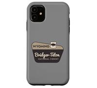 Carcasa para iPhone 11 Bridger-Teton National Forest Wyoming Señal de Bienvenida Vacaciones