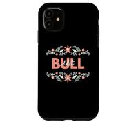 Carcasa para iPhone 11 Bullshit Funny Floral Sarcastic Meme Mom & Grandma Bullshit