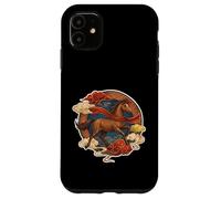 Carcasa para iPhone 11 Caballo del Zodiaco Chino Lunar
