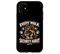 Carcasa para iPhone 11 Cada Paseo es una auditoría de Seguridad: Pastor alemán Divertido