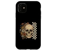 Carcasa para iPhone 11 Calavera Flor Summerween