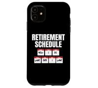 Carcasa para iPhone 11 Calendario de jubilación: Ahora Hago lo Que Quiero