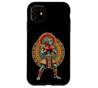 Carcasa para iPhone 11 Calendario Guerrero Azteca de MMA Mexicano