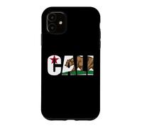Carcasa para iPhone 11 California Flag Cali Home Love Hombres Mujeres Niños