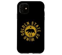Carcasa para iPhone 11 California Republic Golden State of Mind Angustiado