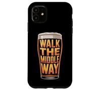 Carcasa para iPhone 11 Camina por el Camino Medio y Disfruta con moderación Consciente y Equilibrio