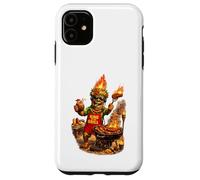Carcasa para iPhone 11 Camisa Tiki Man King of The Grill - Funny Island BBQ Tiki Art