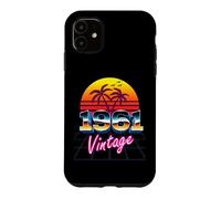 Carcasa para iPhone 11 Camisa Vintage de 1961 Estilo Retro de los años 80, 65 cumpleaños, Hombres y Mujeres