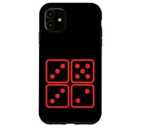 Carcasa para iPhone 11 Camiseta Divertida de 67 Dados de Six Seven Meme Gen Alpha 6 7 Saying Joke