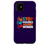 Carcasa para iPhone 11 Camiseta para Mujer Stop Violence Against
