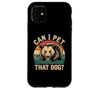 Carcasa para iPhone 11 Can I Pet That Dog Funny Zarigüeya Zarigüeya Amante de los Animales