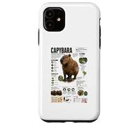 Carcasa para iPhone 11 Capibara Los Datos más Grandes del Mundo sobre roedores
