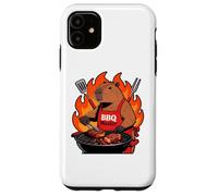 Carcasa para iPhone 11 Capybara Cooking Grill BBQ Funny Gift Capybara