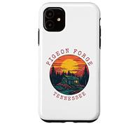 Carcasa para iPhone 11 Casa Retro de Pigeon Forge, Tennessee, casa de Vacaciones, casa de Vacaciones