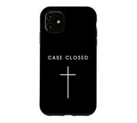 Carcasa para iPhone 11 Caso Cerrado Cruz Minimalista Relig