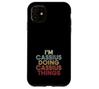 Carcasa para iPhone 11 Cassius Name Cassius Personalized Name First Given