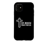 Carcasa para iPhone 11 Católico St Roch Ore por Nosotros Santo Patrón Cristiano